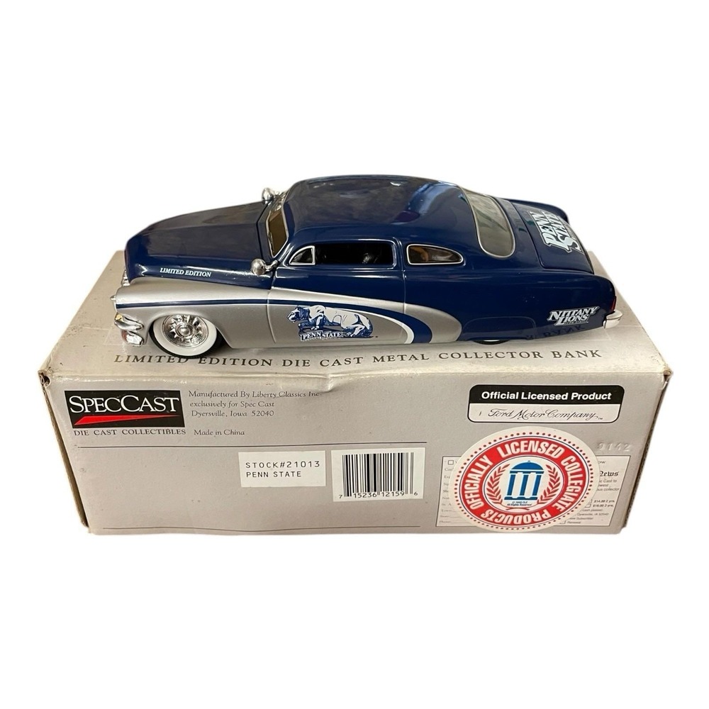 Penn State SpecCast 1949 Mercury Custom Street Rod Diecast Collector‎ Bank 1/25